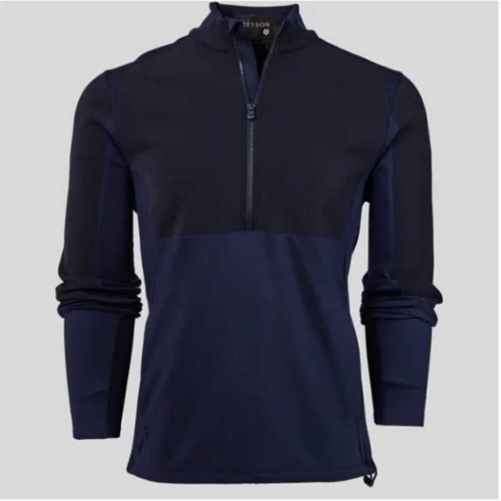 Greyson Sequoia Sport Quarter-Zip Dark Navy Mens size Small
